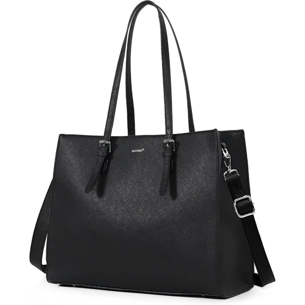 Premium Women's Work Bag - Spacious 15.6-Inch Laptop Tote with Protected Lining